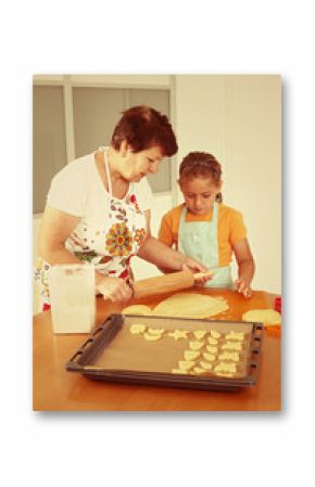 Baking cookies