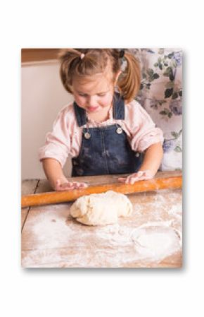 mother and daughter baking