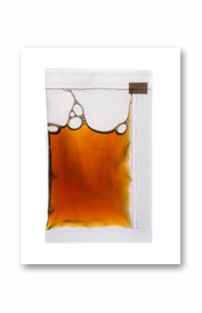 Sauces in Transparent plastic packaging