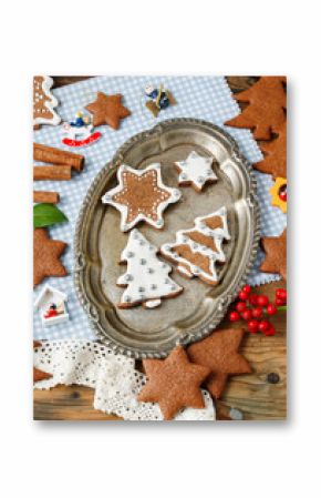 How to make christmas gingerbread cookies, tutorial.