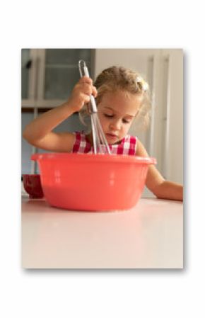 Young girl enjoying time at home
