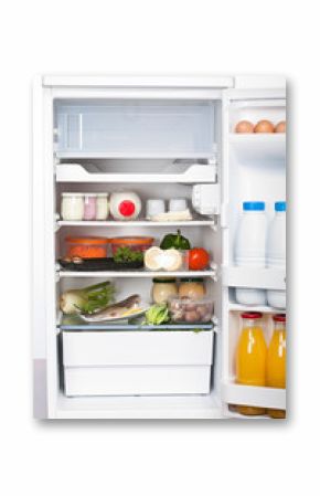 Refrigerateur avec aliments