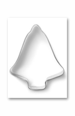 Cookie cutter on white background