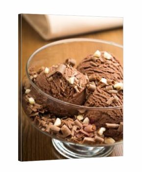 Chocolate Ice Cream in a Cup