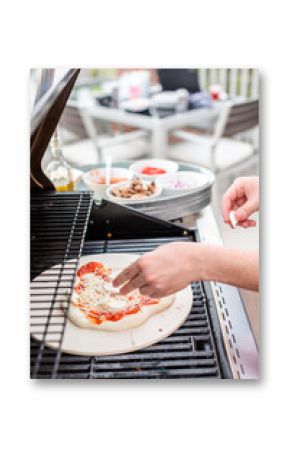 Grilled pizza