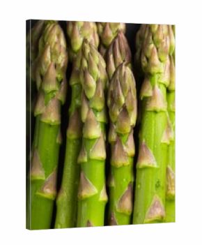 Asparagus on Black Background