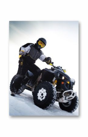 Rider costs near to ATV. Winter season