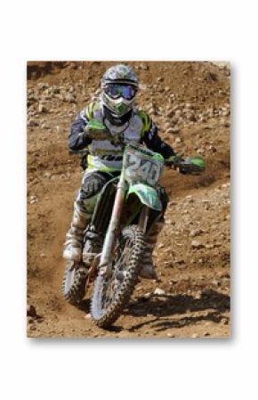 le pilote de motocross