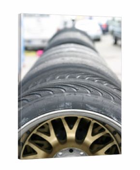 Rennreifen auf Magnesiumfelgen