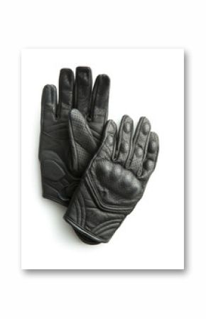 Motorcycle leather gloves.