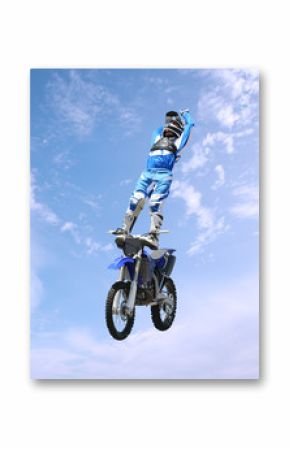 dirt bike stunt rider