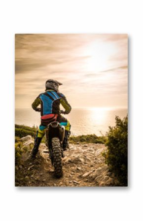 Enduro bike rider