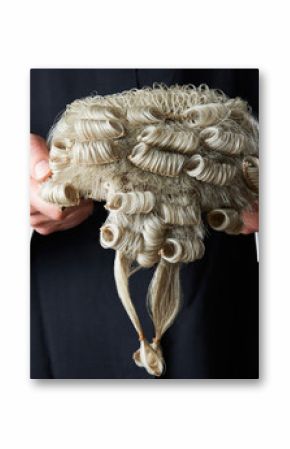 Barrister Holding Wig