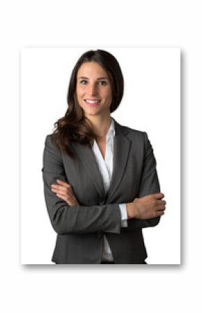 Fun loving sincere likable young business woman executive legal stylish attorney look