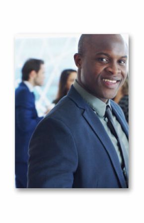 Portrait, businessman and attorney in office with phone, corporate career and legal aid to contact. Coffee, male person and lawyer with mobile for law firm, case email and justice update with smile