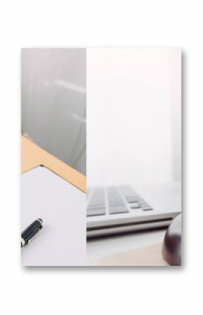 Business and lawyers discussing contract papers with brass scale on desk in office. Law, legal services, advice, justice and law concept picture with film grain effect