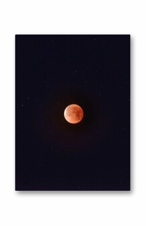 Super blood moon of January 31st 2018, Bishop, California, USA