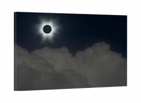 Total solar eclipse above the clouds