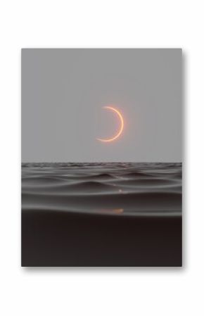 Eclipse over the ocean