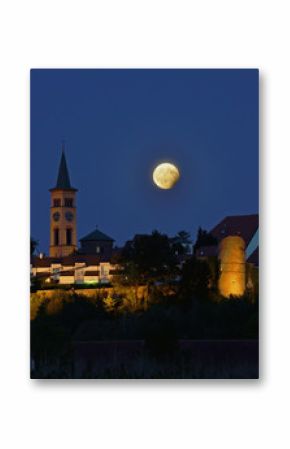 partielle Mondfinsternis in Friedberg