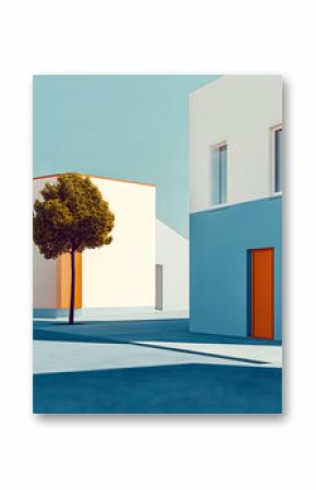 Minimalist Architectural Scenes