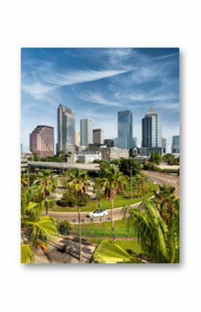Tampa Bay Florida downtown city skyline view