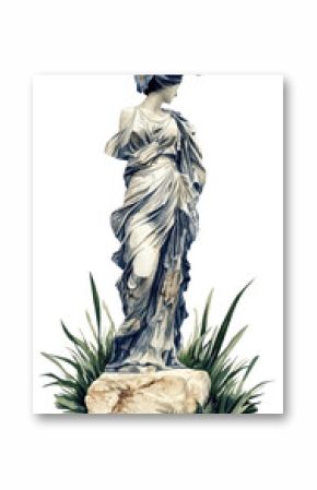 PNG An ancient greek Iris statue art sculpture.