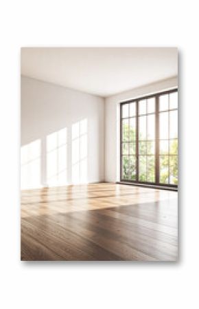 Leeres Zimmer Fenster, Sonnenschein 