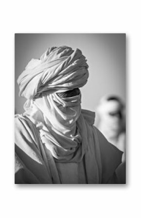 Tuareg People in the Sahara Desert of Algeria at Tamanrasset 