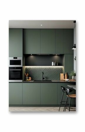 modern kitchen interior