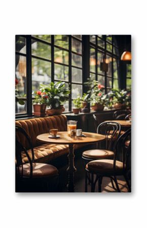 Sunlit Serenity at the Corner Café