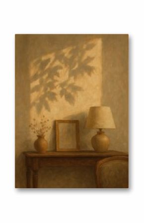 Vintage still life shadow play