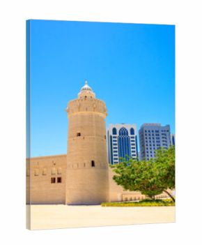 Qasr Al Hosn Fort - the oldest building and the former residence of the country's ruling dynasty in Abu Dhabi, UAE  