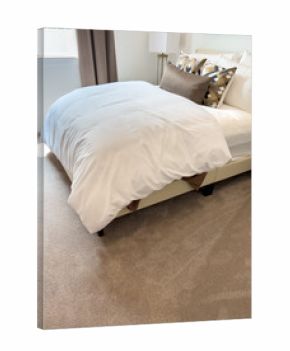 Modern Bedroom with Neutral Color Bedding