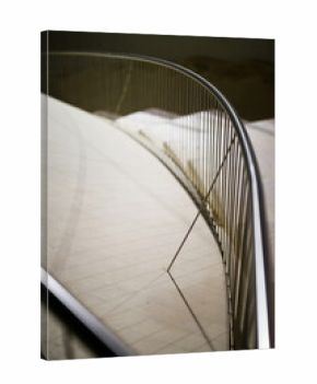Curved Balustrade in Low Light Abstraction