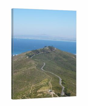 Winding Road Overlooking the Atlantic Coast in Cape Town