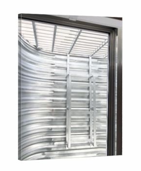 Window well with safety ladder attachment