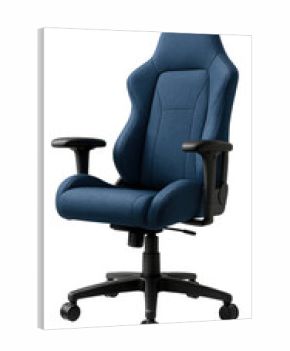 A fabric gaming chair with tilt and height adjustment, ideal for a teen's gaming space.