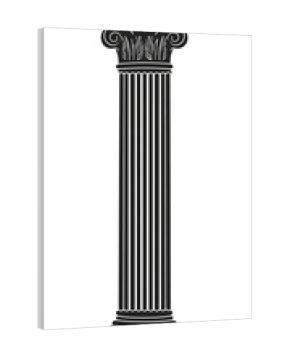 Dibujo de Columna romana