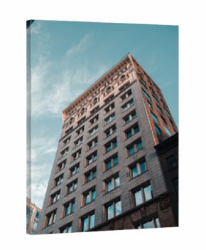 High rise office building, residential tower block. Urban city architecture