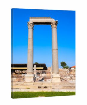 The Agora of Smyrna in Izmir city in Turkey
