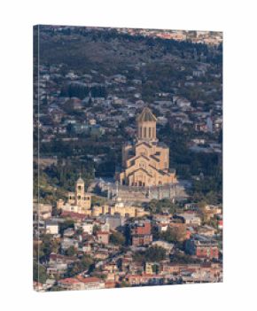 View to the Old Tbilisi from Mtatsminda hill