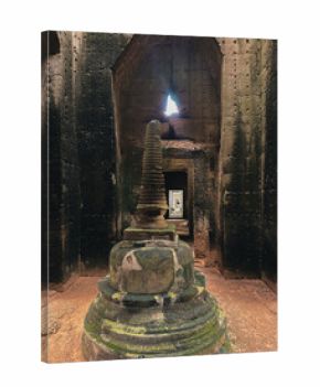Preah Khan Interior Stupa And Receding Doorways, Angkor, Cambodia