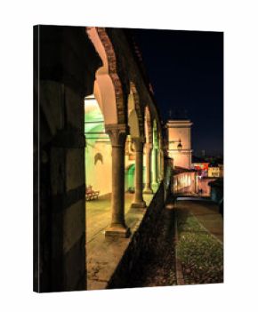 Udine. A magical Christmas atmosphere bathed in lights.