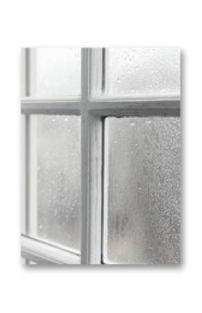 Rainy Window Texture with Soft Blur and Streaks