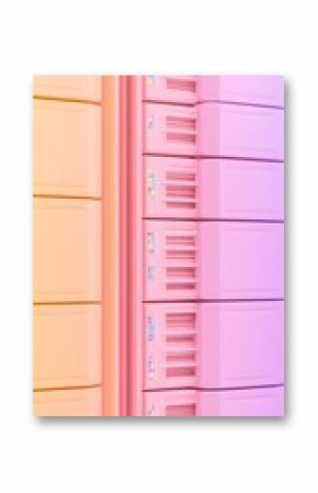 Pink Pastel Servers in Data Center