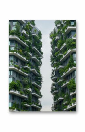 Vertical Forest: Eco-Friendly Urban Living   Green Buildings with Trees & Balconies   Sustainable Architecture