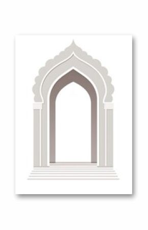 Arch architecture building line.