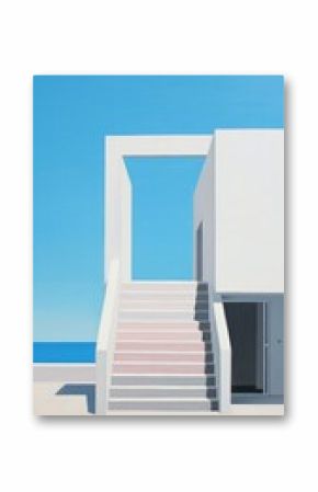 Architecture staircase building house.