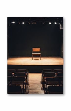 Intimate Modern Black Box Theater with Minimalist Design  